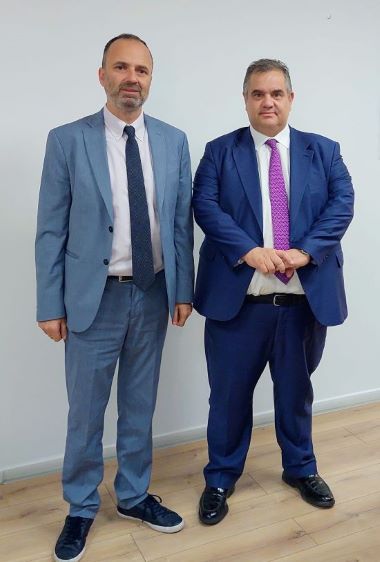 Συνάντηση εργασίας Ανδρέα Στοϊμενίδη με τον Υφυπουργό Εργασίας και Κοινωνικών Υποθέσεων, αρμόδιο για θέματα ΥΑΕ κ. Βασίλειο Σπανάκη 