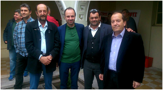 Μαζική κινητοποίηση και αναστολή πλειστηριασμού ακινήτου Ένωσης Γεωργικών Συνεταιρισμών Ρόδου